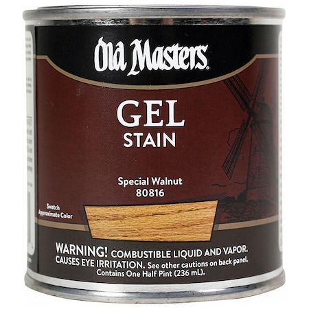 Old Masters 1/2 Pt Special Walnut Oil-Based Gel Stain 80816